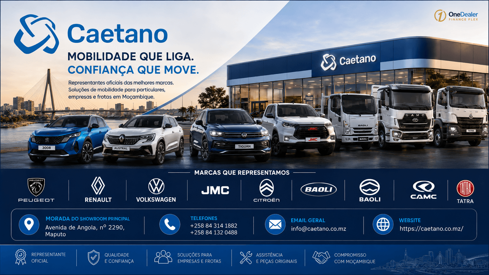 Banner de caetano mocambique